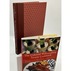 The Colonial Williamsburg Tavern Cookbook Clarkson Potter Red Recipes Display